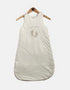 Baby White Sleep Sack with "Trop Chou" Design